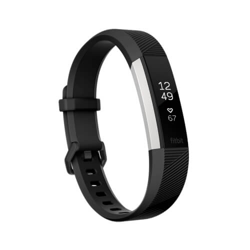 Pulsera Cuantificadora Fitbit Alta Hr Negro 14cm-17cm | Quonty.com | FB408SBKS-EU