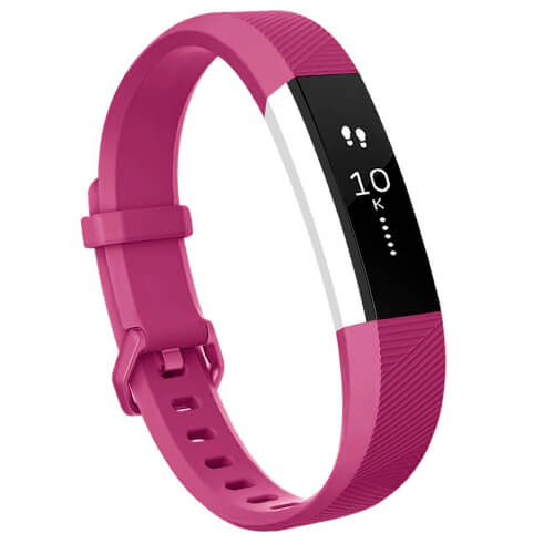 Pulsera Cuantificadora Fitbit Alta Hr Fucsia 16.5-20.6cm | Quonty.com | FB408SPML-EU