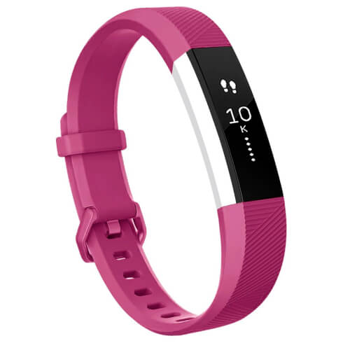Pulsera Cuantificadora Fitbit Alta Hr Fucsia 14-17cm | Quonty.com | FB408SPMS-EU