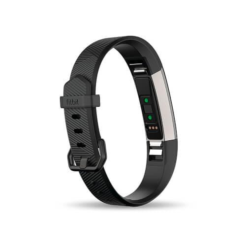 Pulsera Cuentificadora Fitbit Alta Hr Negro Metalizado | Quonty.com | FB408GMBKS-EU