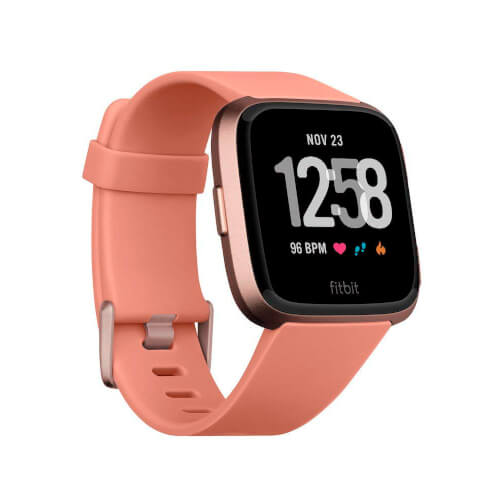 Reloj Inteligente Fitbit Versa Smartwatch Oro Rosa | Quonty.com | FB505RGPK-EU