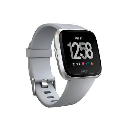 Reloj Inteligente Fitbit Versa Smartwatch Gris/Aluminio | Quonty.com | FB505SRGY-EU