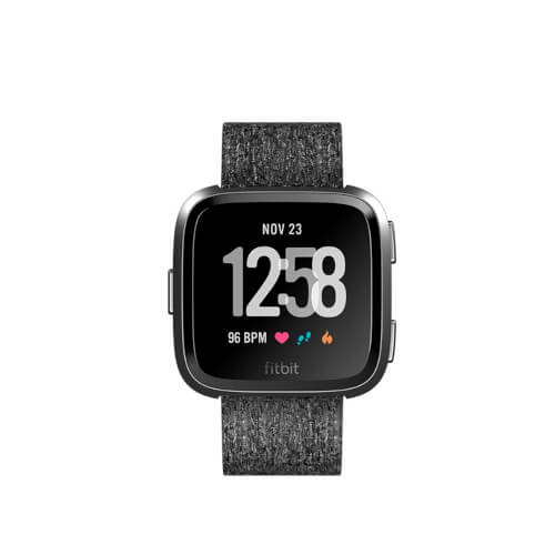 Reloj Inteligente Fitbit Versa Edición Especial Tejido Gris | Quonty.com | FB505BKGY-EU