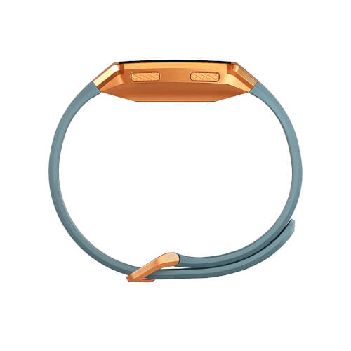 Reloj Inteligente Fitbit Ionic Gris Azulado- Naranja | Quonty.com | FB503CPBU-EU