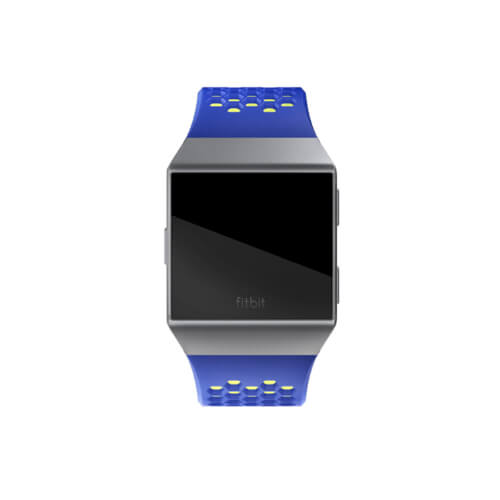 Fitbit Ionic Correa Deportiva Azul-Amarillo 14cm-17cm | Quonty.com | FB164SBBUS