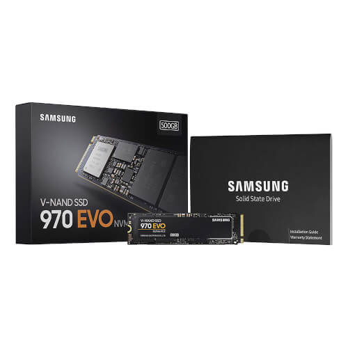 Ssd Samsung Serie 970 Evo Nvme M.2 500gb Pcie3.0 | Quonty.com | MZ-V7E500BW