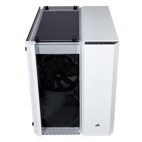 Caja Corsair Crystal Series 280x Cristal Templado Blanca | Quonty.com | CC-9011136-WW