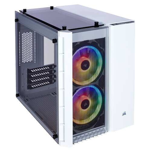 Caja Minitorre/Matx Corsair Crystal Series 280x Rgb Blanca | Quonty.com | CC-9011137-WW