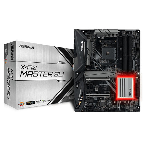 Placa Base Asrock X470 Master Sli Amd Am4 Atx | Quonty.com | 90-MXB7F0-A0UAYZ
