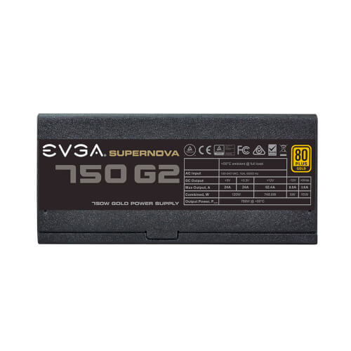  Evga Supernova 750 G2, 80+ Gold 750w Fully Modular | Quonty.com | 220-G2-0750-X2