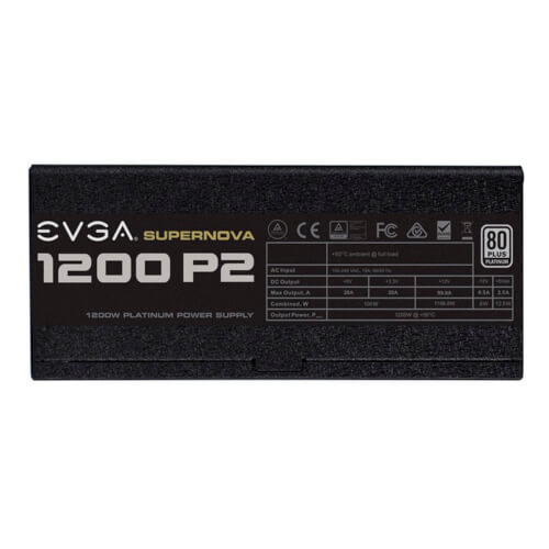 Fuente Alimentacion Evga Supernova 1200 P2, 80+ Platinum | Quonty.com | 220-P2-1200-X2