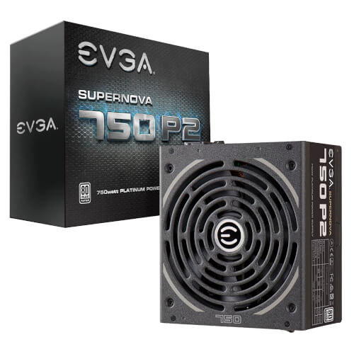 Fuente Alimentacion Evga Supernova 750 P2, 80+ Platinum 750w | Quonty.com | 220-P2-0750-X2