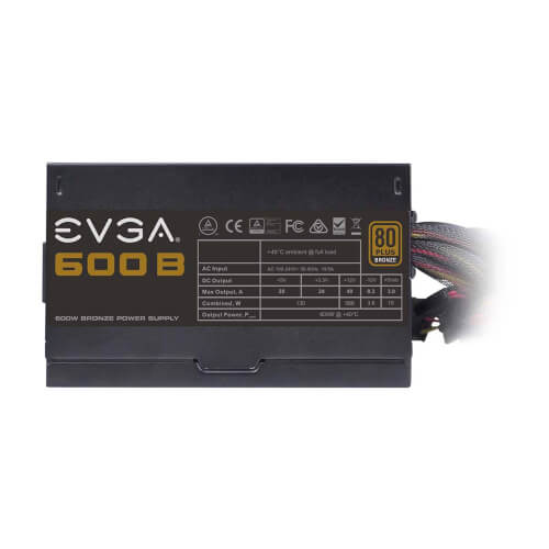 Fuente Alimentacion Evga 600 B1, 80+ Bronze 600w | Quonty.com | 100-B1-0600-K2