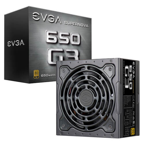 Fuente Alimentacion Evga Supernova 650 G3, 80 Plus Gold 650w | Quonty.com | 220-G3-0650-Y2