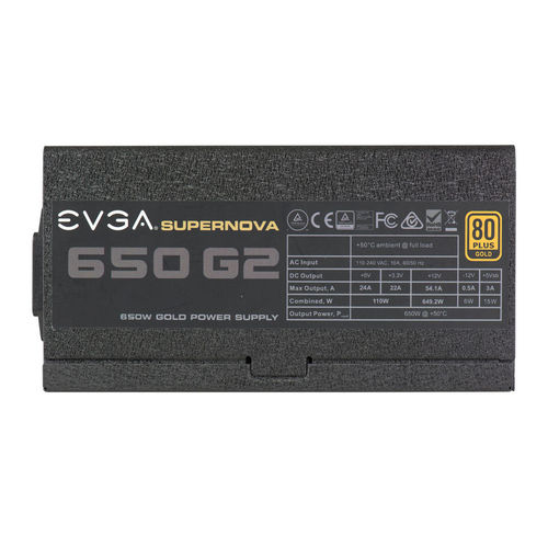 Fuente Alimentacion Evga Supernova 650w G2 80+ Gold Modular | Quonty.com | 220-G2-0650-Y2