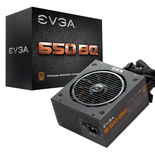 Fuente Alimentacion Evga 650 Bq, 80+ Bronze 650w | Quonty.com | 110-BQ-0650-V2