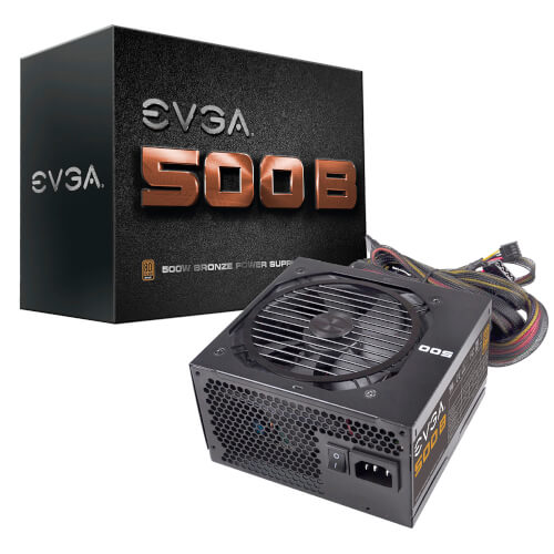 Fuente Alimentacion Evga 500 B1, 80+ Bronze 500w | Quonty.com | 100-B1-0500-K2