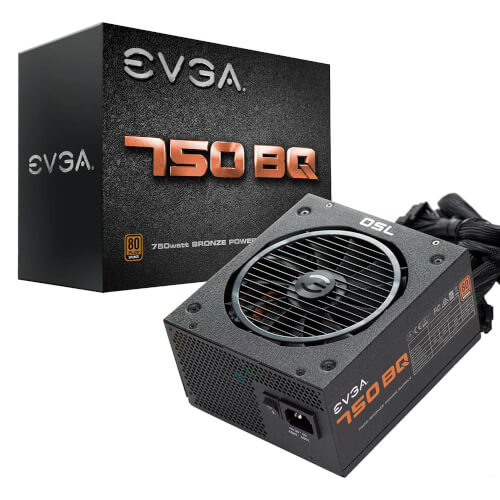 Fuente Alimentacion Evga 750 Bq, 80+ Bronze 750w | Quonty.com | 110-BQ-0750-V2