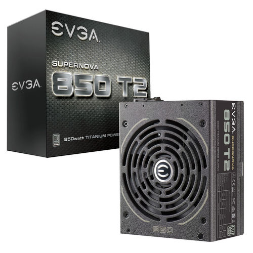 Fuente Alimentacion Evga 850 T2 80+ Titanium 850w Modular | Quonty.com | 220-T2-0850-X2