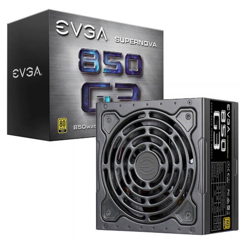 Fuente Alimentacion Evga Supernova 850 G3, 80 Plus Gold 850w | Quonty.com | 220-G3-0850-X2