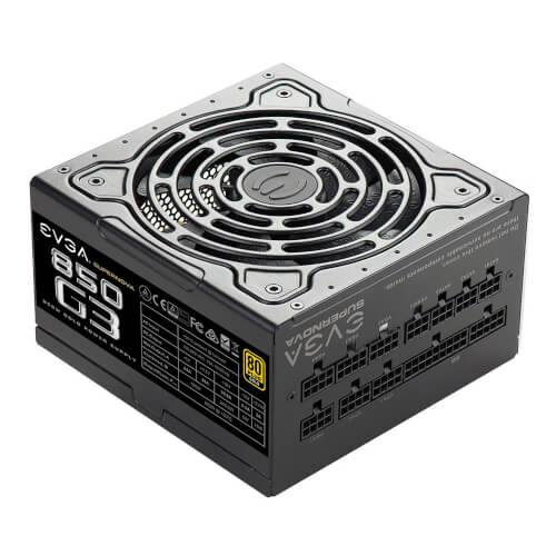Fuente Alimentacion Evga Supernova 850 G3, 80 Plus Gold 850w | Quonty.com | 220-G3-0850-X2