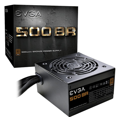 Fuente Alimentacion Evga 500 500w 80+Bronce | Quonty.com | 100-BR-0500-K2