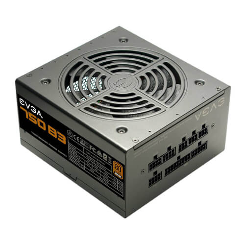 Fuente Alimentacion Evga 750 B3, 80 Plus Bronze 750w | Quonty.com | 220-B3-0750-V2