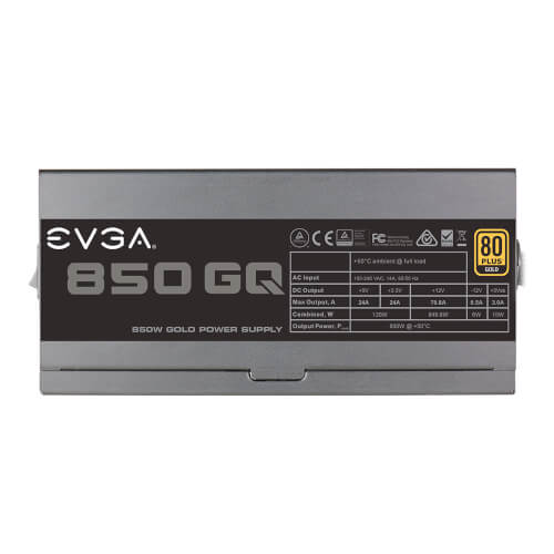 Fuente Alimentacion Evga 850 Gq, 80+ Gold 850w Semi Modular | Quonty.com | 210-GQ-0850-V2
