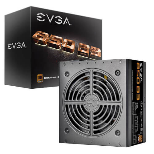 Fuente Alimentacion Evga 850 B3, 80 Plus Bronze 850w | Quonty.com | 220-B3-0850-V2