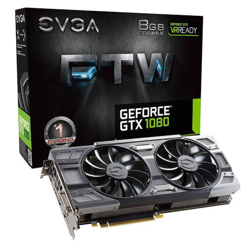 Vga Evga Geforce Gtx 1080 Ftw Gaming | Quonty.com | 08G-P4-6286-KR