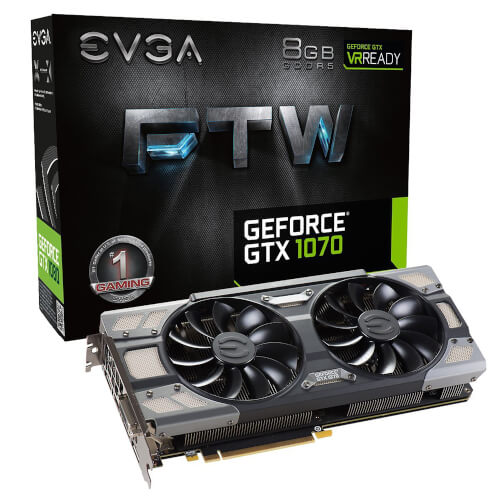 Vga Evga Geforce Gtx 1070 Ftw Gaming | Quonty.com | 08G-P4-6276-KR