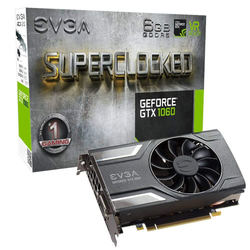 Vga Evga Geforce Gtx 1060 Sc Gaming 6gb Gddr5 | Quonty.com | 06G-P4-6163-KR