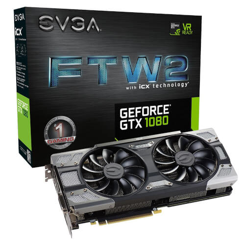 Vga Evga Geforce Gtx 1080 Ftw2 Gaming | Quonty.com | 08G-P4-6686-KR