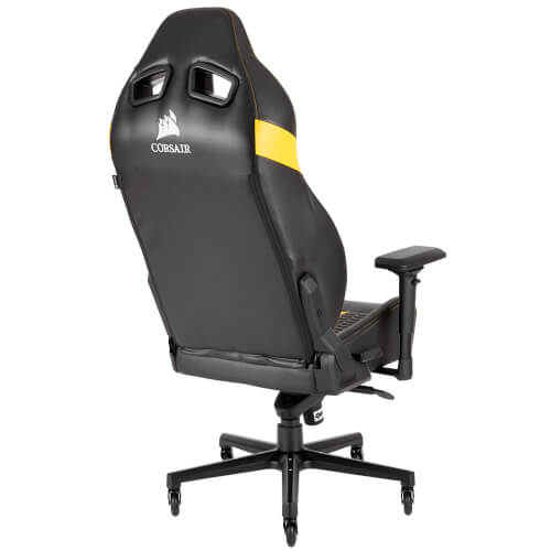 Silla Corsair Gaming T2 Road Warrior Negra/Amarilla | Quonty.com | CF-9010010-WW