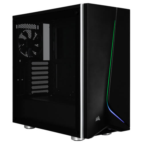 Caja Semitorre/Atx Corsair Carbide Spec-06 Rbg Cristal Negra | Quonty.com | CC-9011146-WW
