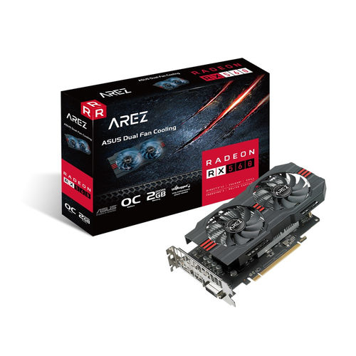 Tarjeta Grafica Asus Arez-Rx560-O2g-Evo 2gb Gddr5 | Quonty.com | 90YV0AHC-M0NA00