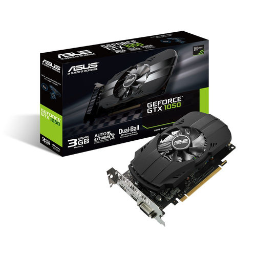 Tarjeta Grafica Asus Ph-Gtx1050-3g 3gb Gddr5 | Quonty.com | 90YV0BL1-M0NA00