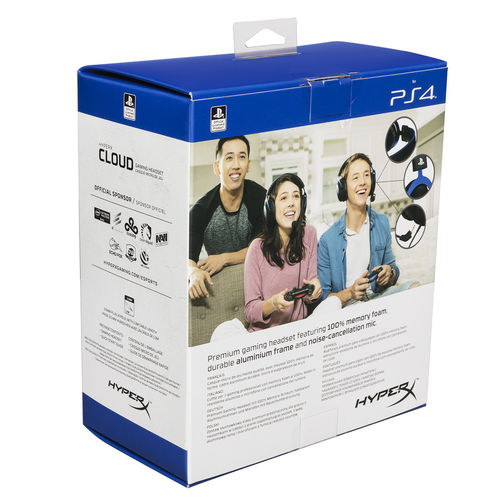 Auricular Kingston Hyperx Cloud Gaming Headset-Ps4 | Quonty.com | HX-HSCLS-BL/EM