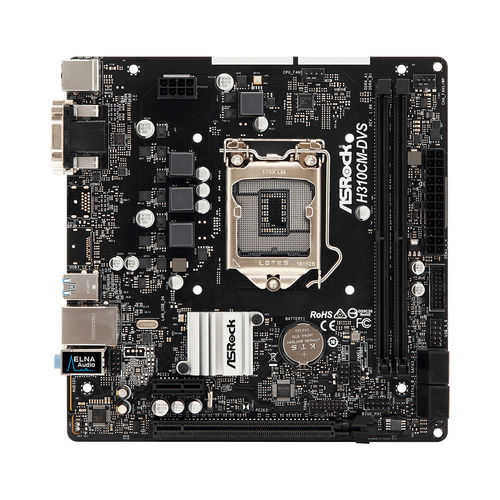 Placa Base Asrock H310cm-Dvs Intel1151 Atx | Quonty.com | 90-MXB8K0-A0UAYZ