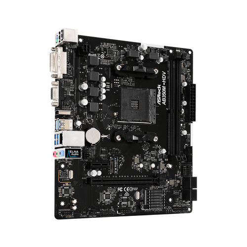 Placa Base Asrock Ab350m-Hdv R3.0 Amd Am4 Atx | Quonty.com | 90-MXB990-A0UAYZ