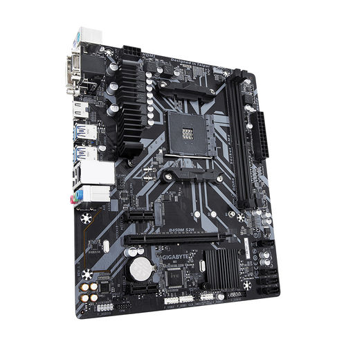 Placa Base Gigabyte B450m S2h Amd Am4 Atx | Quonty.com | GA-B450M-S2H