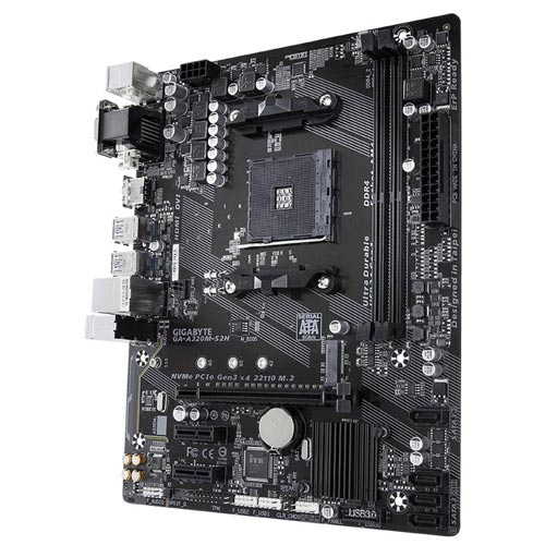 Placa Gigabyte A320m-S2h Amd4 2ddr4 Pcx Matx Dvi | Quonty.com | GA-A320M-S2H