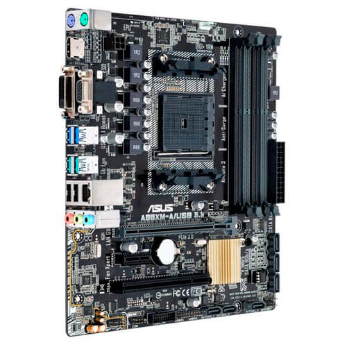 Placa Asus A88xm-A/Usb3.1 Fm2+ 4ddr3 Hdmi Matx | Quonty.com | 90MB0QP0-M0EAY0