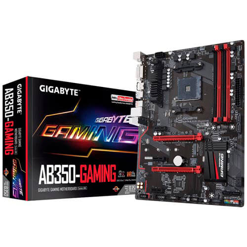 Placa Gigabyte Ab350 Gaming Amd Am4 Ddr4 Hdmi M.2 Usb3.1 Atx | Quonty.com | GA-AB350-GAMING