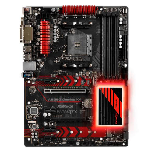 Placa Asrock Fatal1ty Ab350 Gaming K4 Amd4 Ddr4 Atx | Quonty.com | 90-MXB530-A0UAYZ