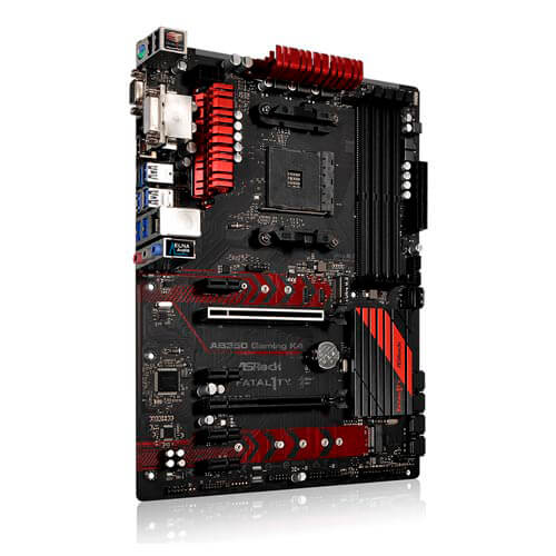Placa Asrock Fatal1ty Ab350 Gaming K4 Amd4 Ddr4 Atx | Quonty.com | 90-MXB530-A0UAYZ