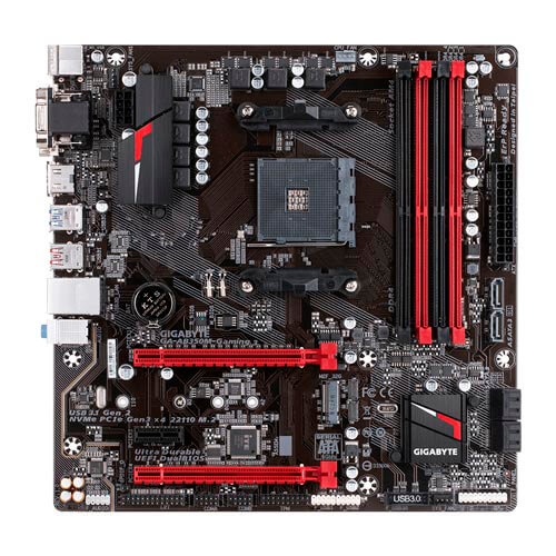 Placa Gigabyte Ab350m Gaming 3 Amd Am4 Ddr4 Hdmi Pcie3.0 M.2 | Quonty.com | GA-AB350M-GAMING 3