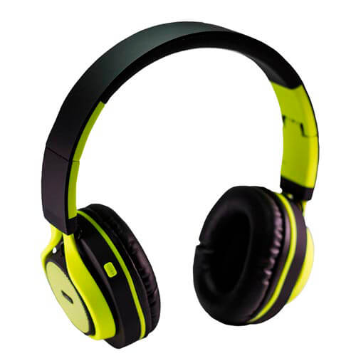 Auriculares Coolbox Coolhead Bluetooth Amarillo | Quonty.com | COO-AUB01-YW