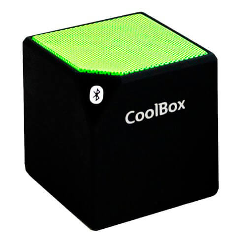 Altavoz Coolbox Cube Bluetooth Verde | Quonty.com | COO-BTACUB-GR