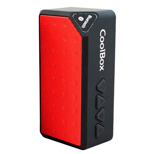 Altavoz Coolbox Prisma Rojo Bluetooth | Quonty.com | COO-BTAPRI-RD